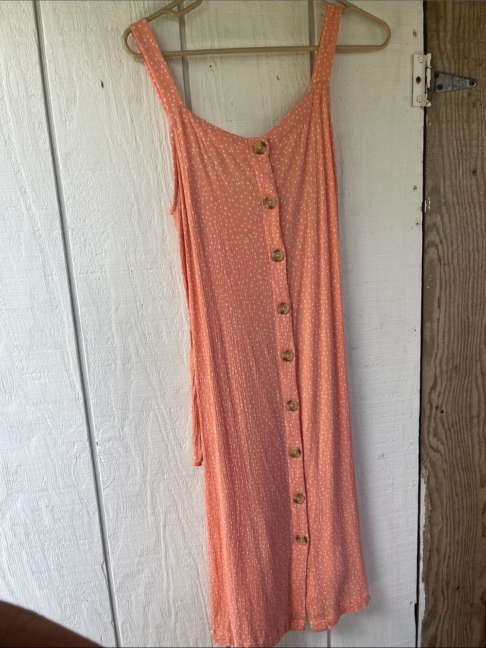 Rip Curl Coral Midi Button-Front Sundress